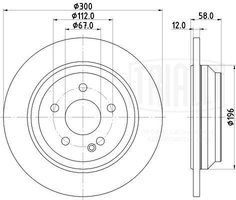Brake Disc (DF 155111)