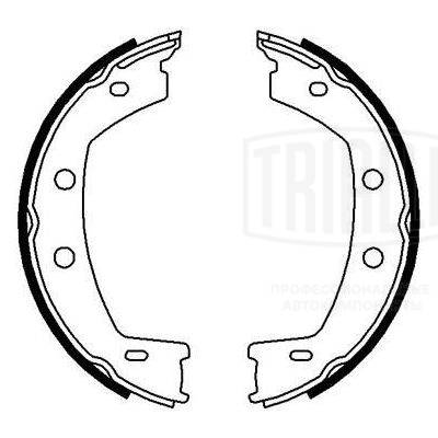 Brake Shoe Set, parking brake
