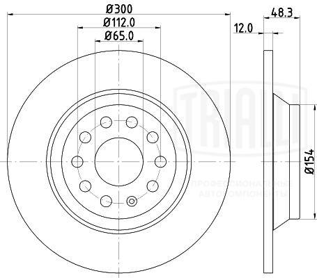 Brake Disc (DF 190443)