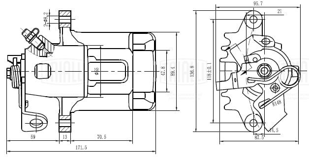 Brake Caliper (CF 185163)