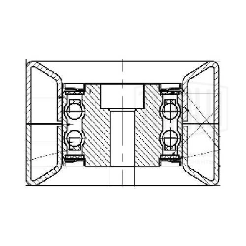 Deflection/Guide Pulley, V-ribbed belt