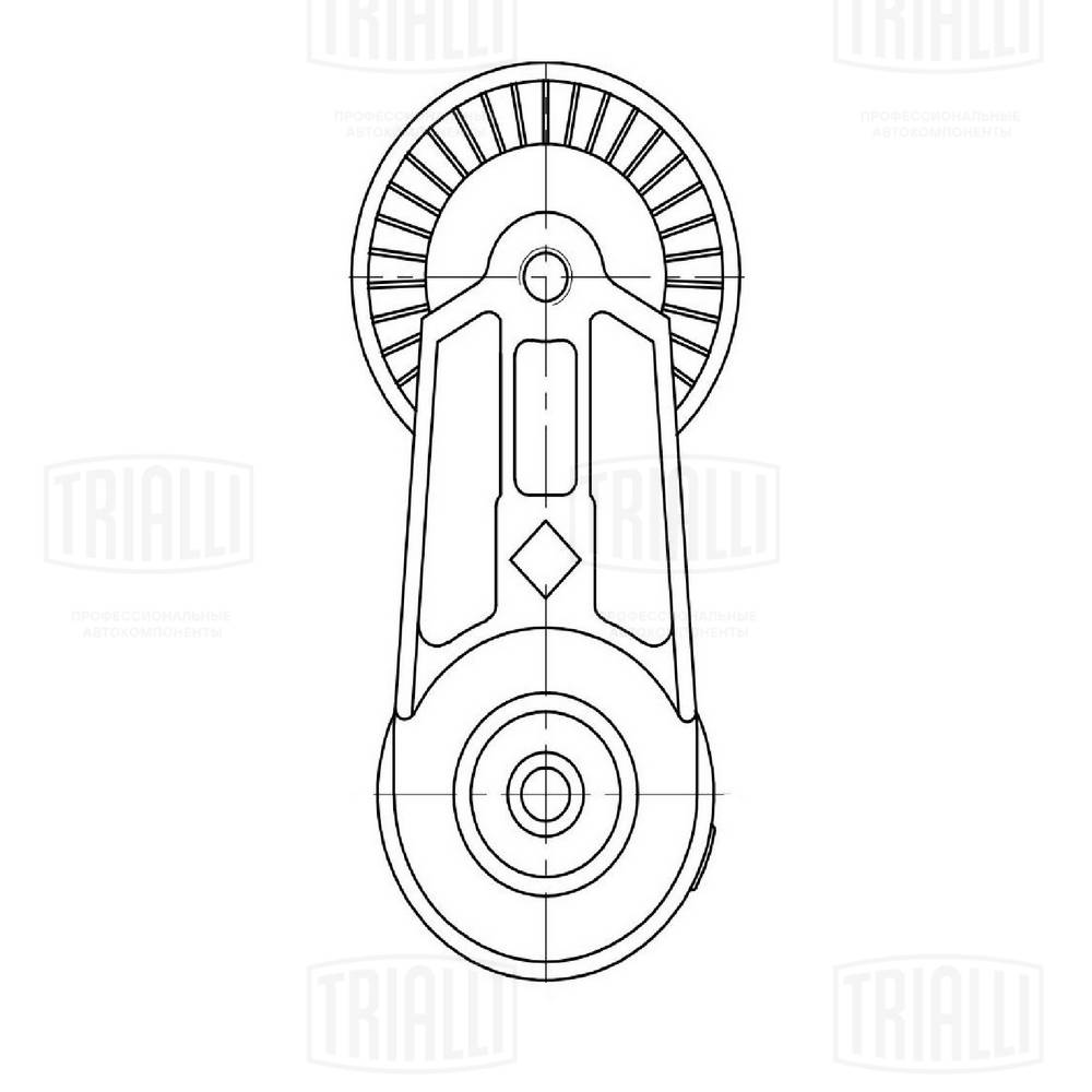 Deflection/Guide Pulley, V-ribbed belt