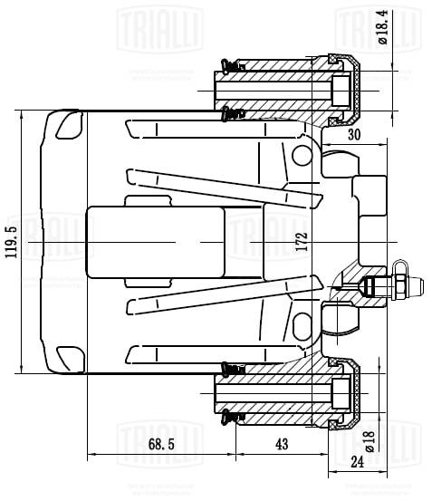 Brake Caliper (CF 162161)