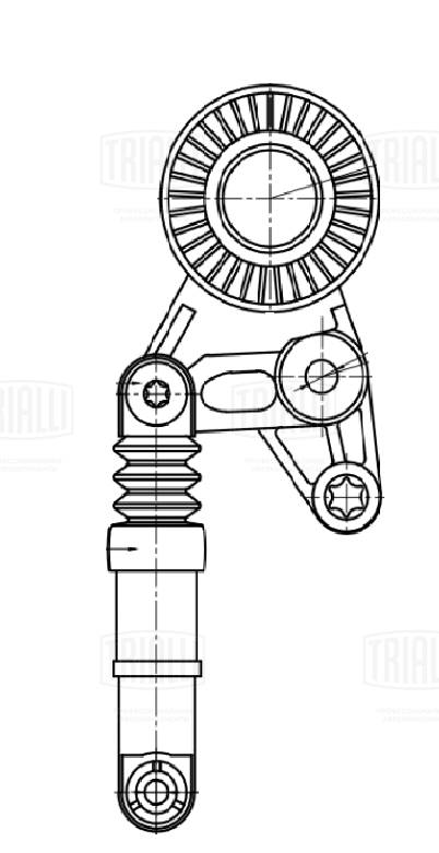 Belt Tensioner, V-ribbed belt (CM 5382)