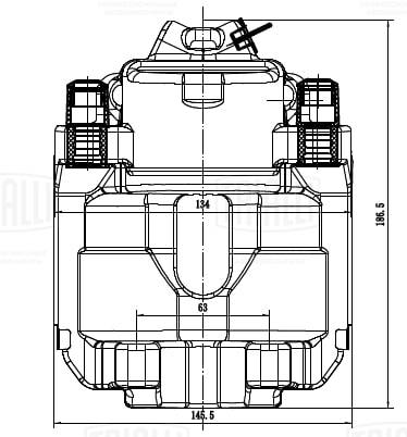 Brake Caliper (CF 052313)