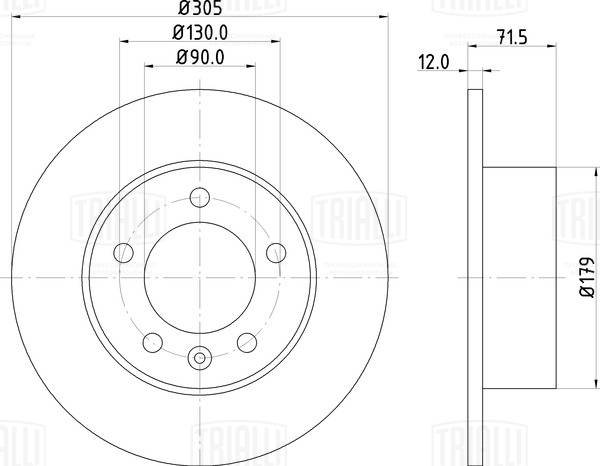 Brake Disc (DF 261011)