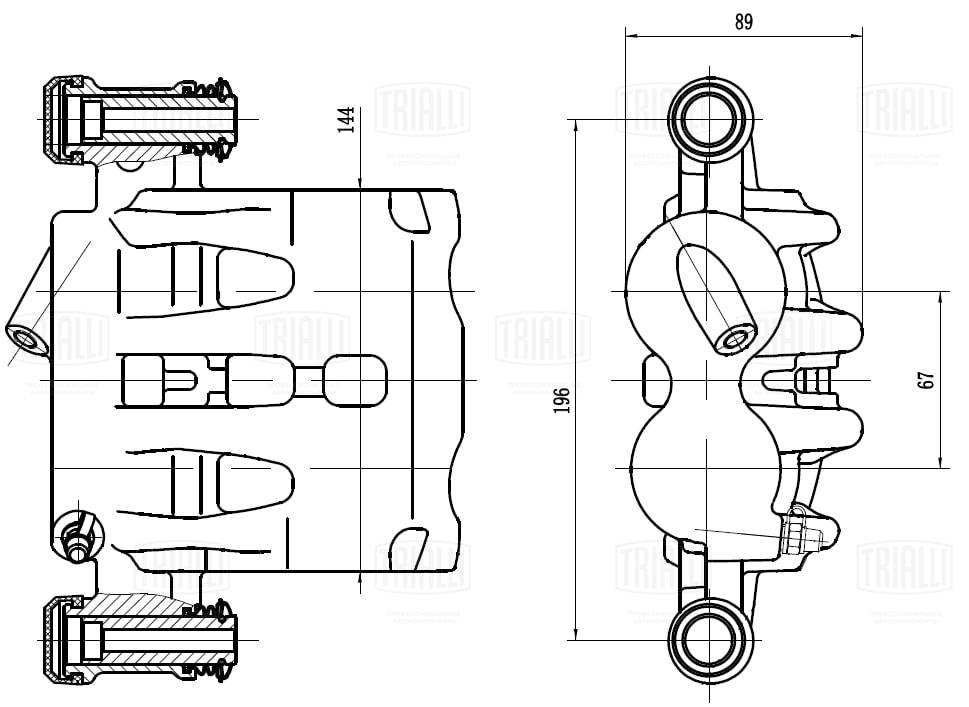 Brake Caliper (CF 103566)