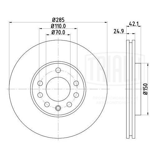 Brake Disc (DF 210212)