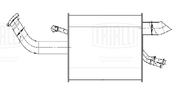 Rear Muffler (EMM 0530)