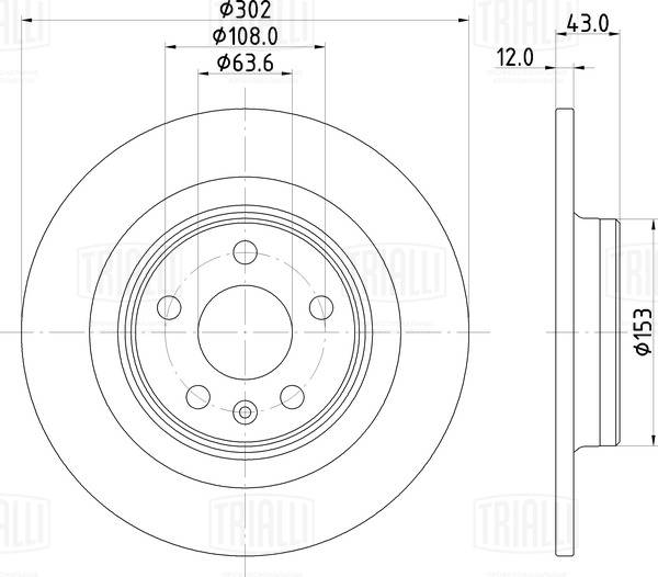 Brake Disc (DF 190445)