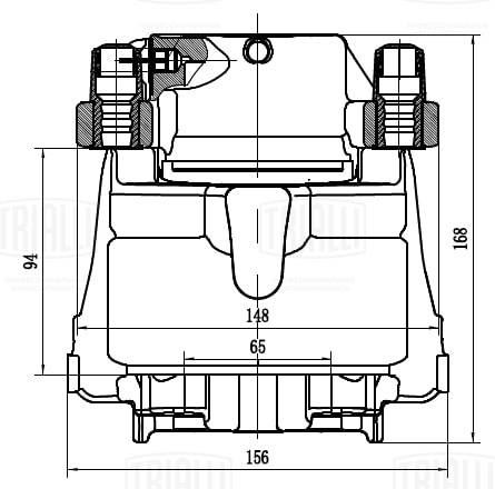 Brake Caliper (CF 052319)
