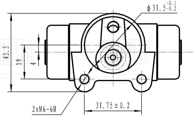 Wheel Brake Cylinder (CF 0311)