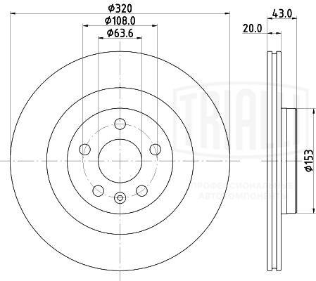Brake Disc (DF 190430)