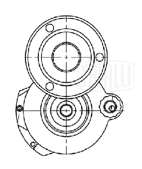 Belt Tensioner, V-ribbed belt (CM 5658)