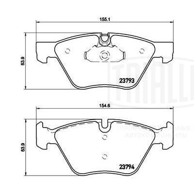 Brake Pad Set, disc brake (PF 4178)