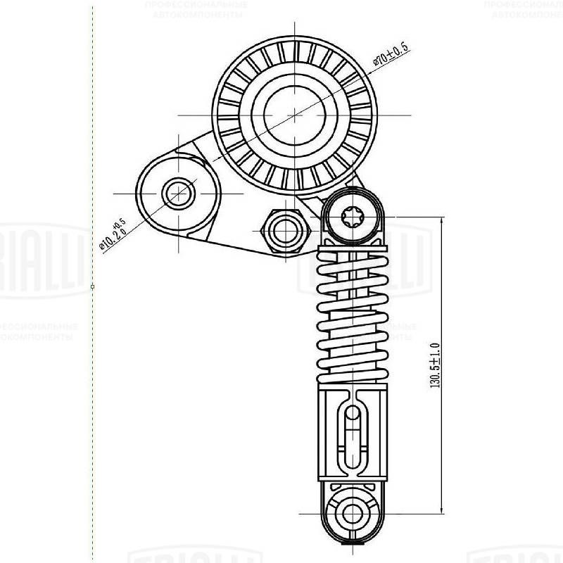 Belt Tensioner, V-ribbed belt