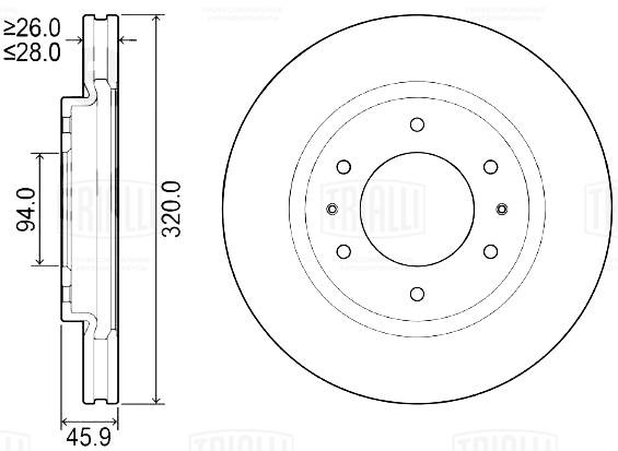 Brake Disc (DF 084513)