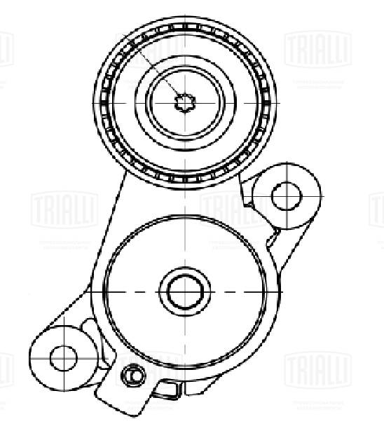 Belt Tensioner, V-ribbed belt (CM 5756)