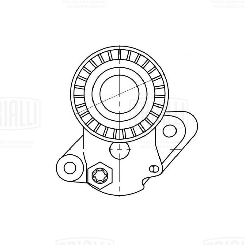 Deflection/Guide Pulley, V-ribbed belt