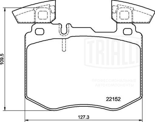 Brake Pad Set, disc brake (PF 4400)