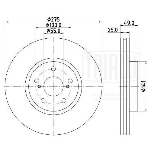 Brake Disc (DF 190107)