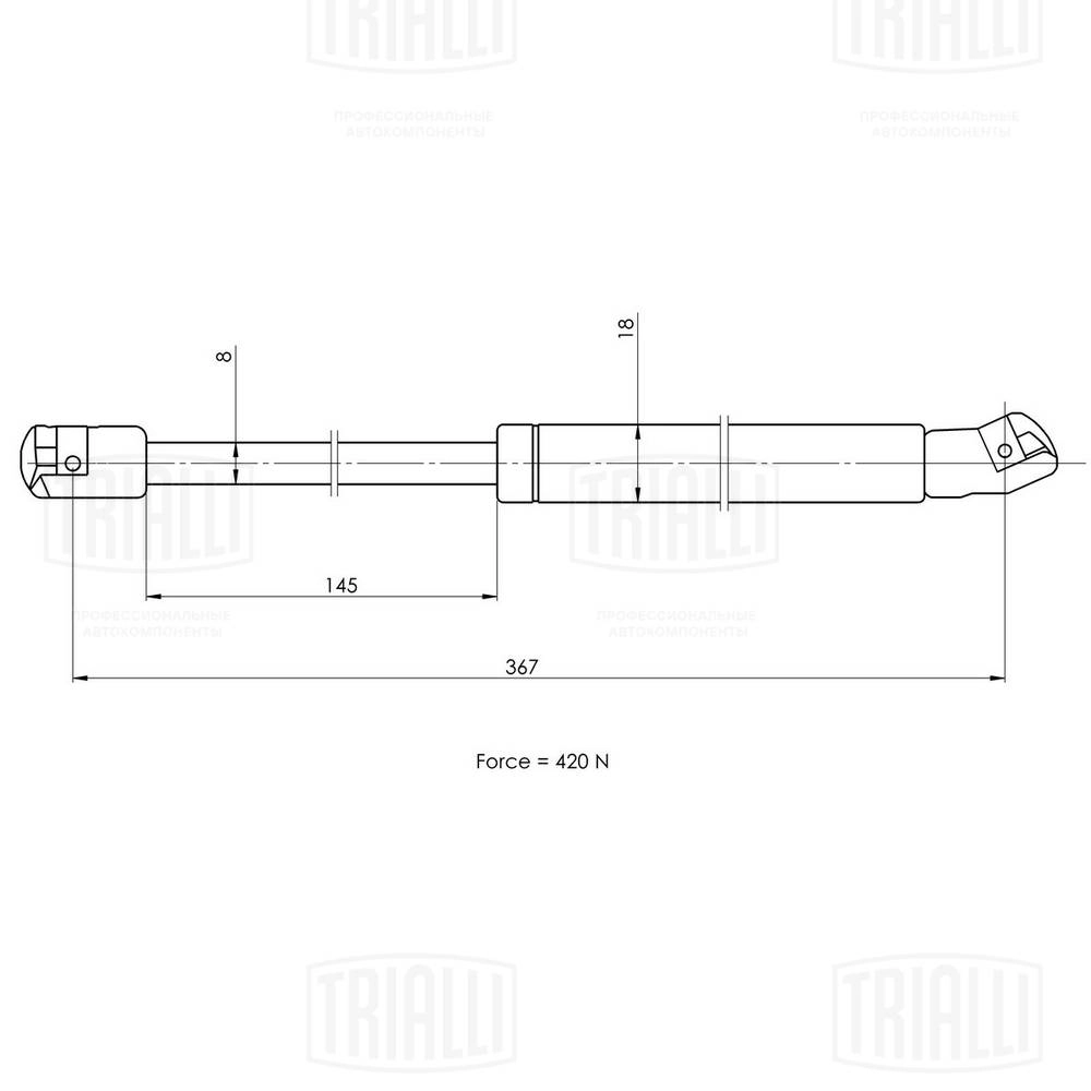 Gas Spring, boot/cargo area