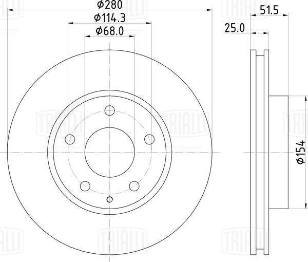 Brake Disc (DF 073408)