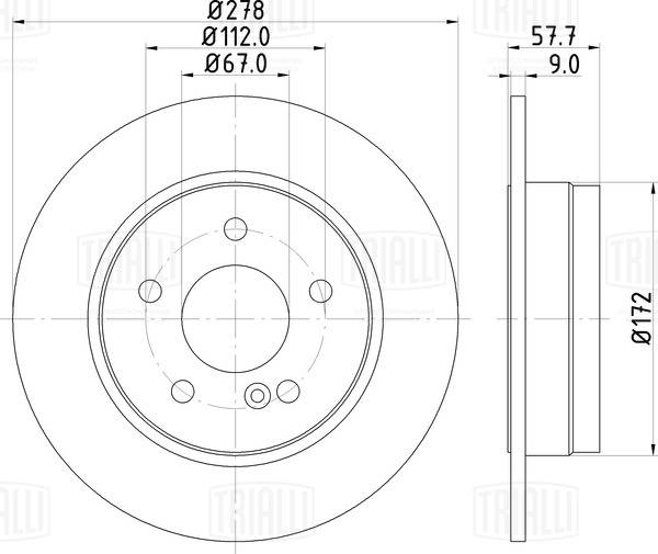 Brake Disc (DF 250123)