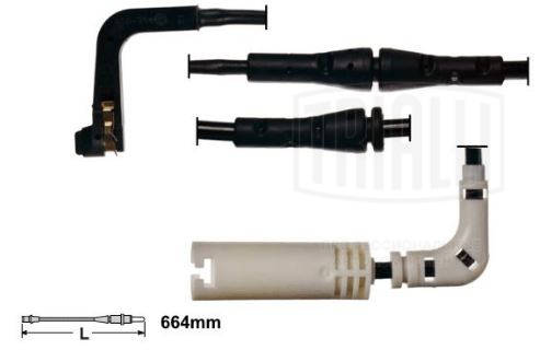 Warning Contact, brake pad wear