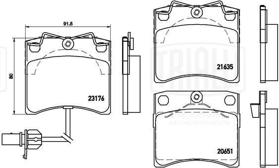 Brake Pad Set, disc brake