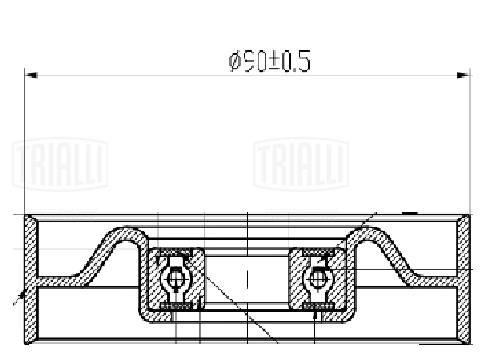Belt Tensioner, V-ribbed belt (CM 5738)