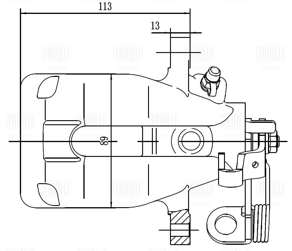 Brake Caliper (CF 550119)