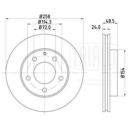 Brake Disc (DF 250108)