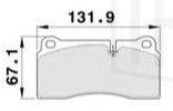 Brake Pad Set, disc brake (PF 4366)