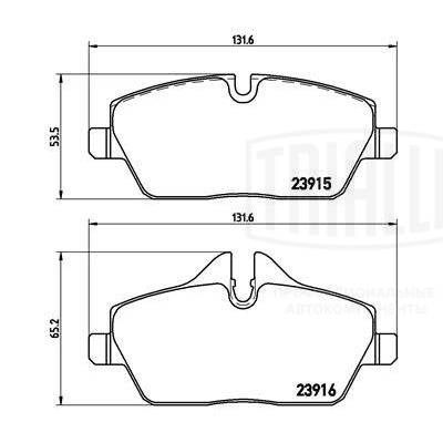 Brake Pad Set, disc brake (PF 4185)