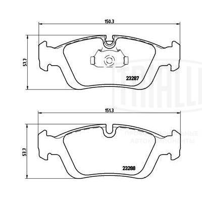 Brake Pad Set, disc brake (PF 4176)