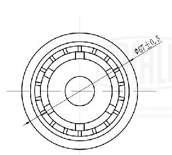 Belt Tensioner, V-ribbed belt (CM 5663)