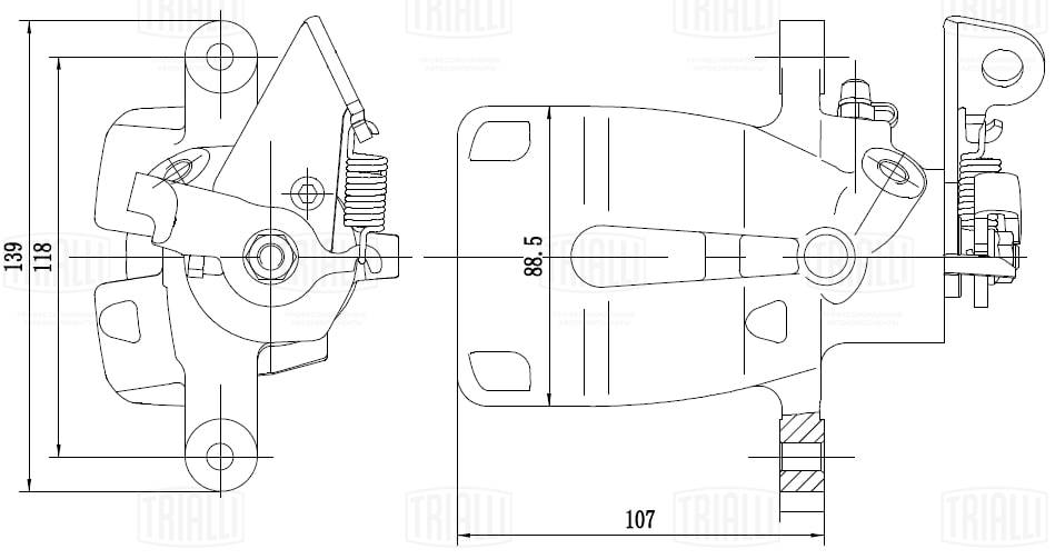 Brake Caliper (CF 350138)