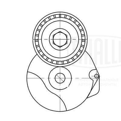 Deflection/Guide Pulley, V-ribbed belt