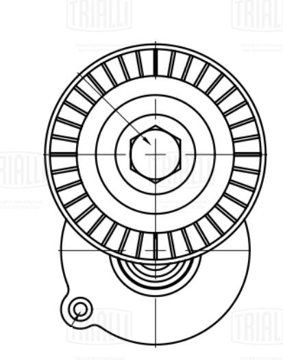 Belt Tensioner, V-ribbed belt (CM 5402)