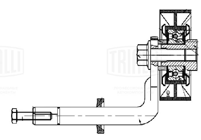 Belt Tensioner, V-ribbed belt (CM 5081)