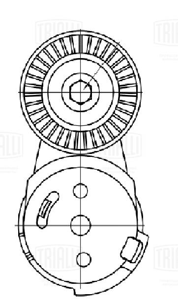 Belt Tensioner, V-ribbed belt (CM 5758)