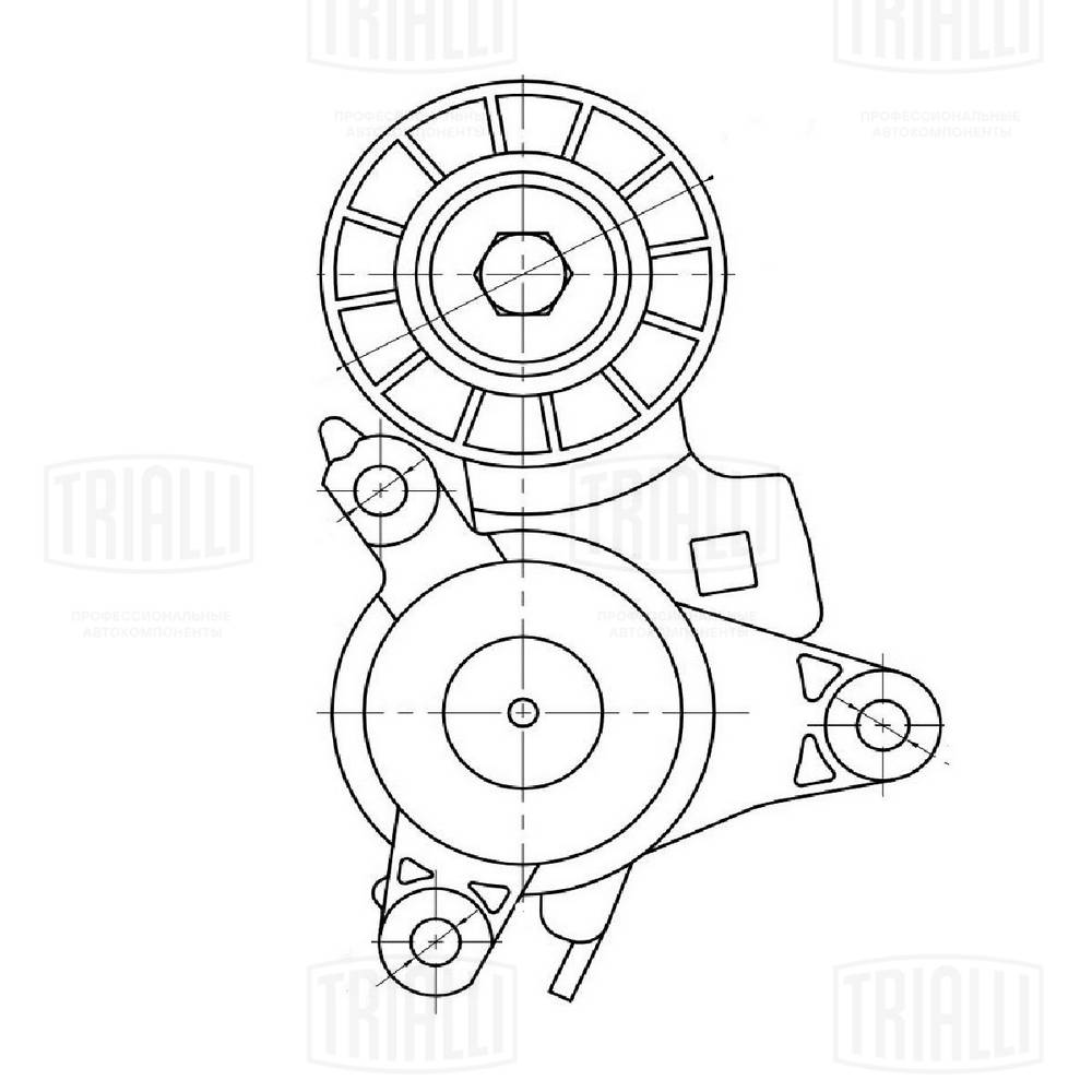 Deflection/Guide Pulley, V-ribbed belt