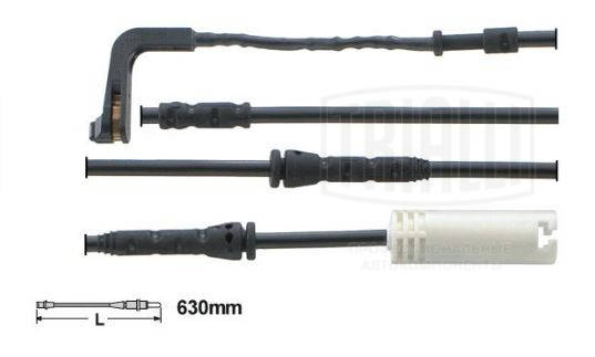 Warning Contact, brake pad wear