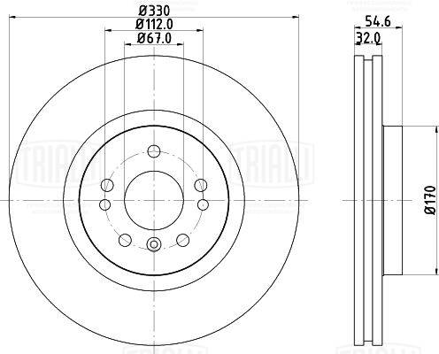 Brake Disc (DF 265319)