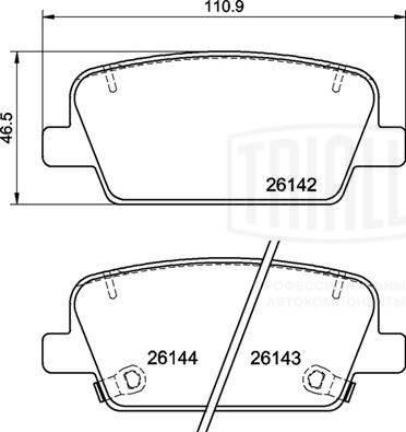 Brake Pad Set, disc brake