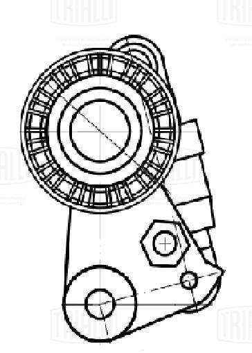 Belt Tensioner, V-ribbed belt (CM 5477)