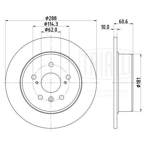 Brake Disc (DF 190304)