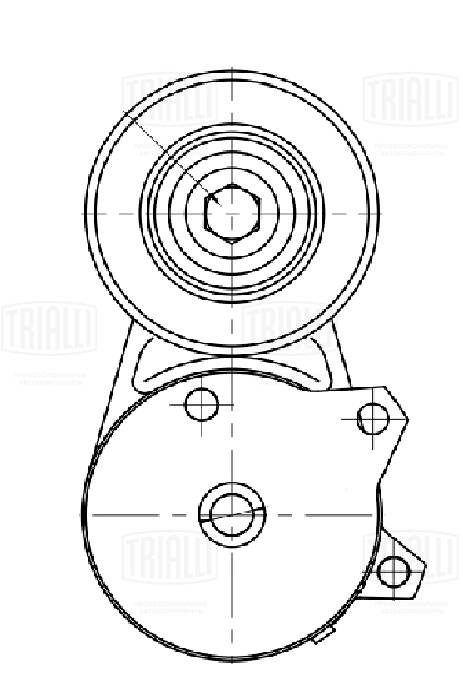 Belt Tensioner, V-ribbed belt (CM 5754)