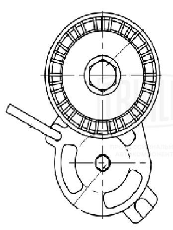 Belt Tensioner, V-ribbed belt (CM 5380)